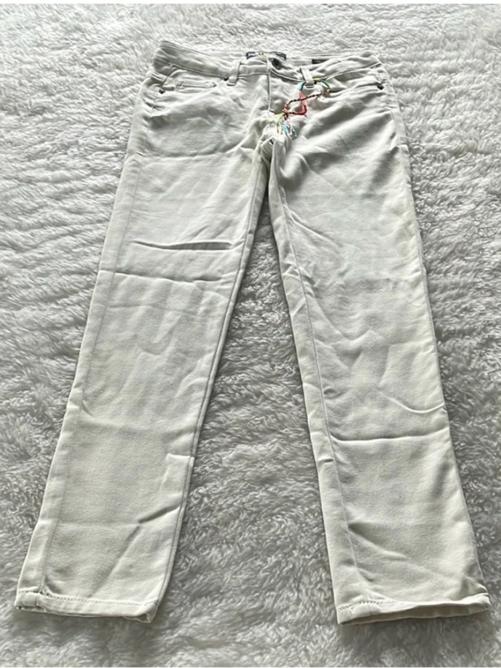 Lucky Brand girls light tan beige Zoe Jegging skinny jean sz 10